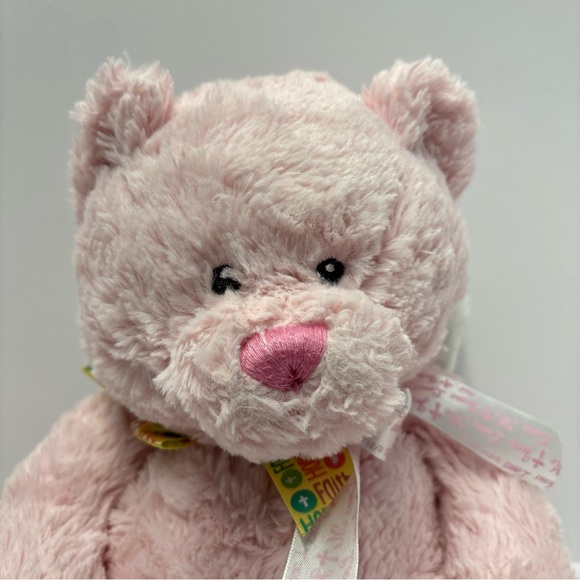 GANZ 16” BABY CUDDLE ANGEL BEAR PINK TEDDY W/WINGS STUFFED ANIMAL PLUSH TOY‎ - Picture 2 of 11